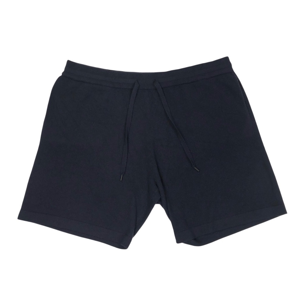 NAADAM Men's Signature Cashmere Shorts Size XL Dark Navy Blue 8" Inseam